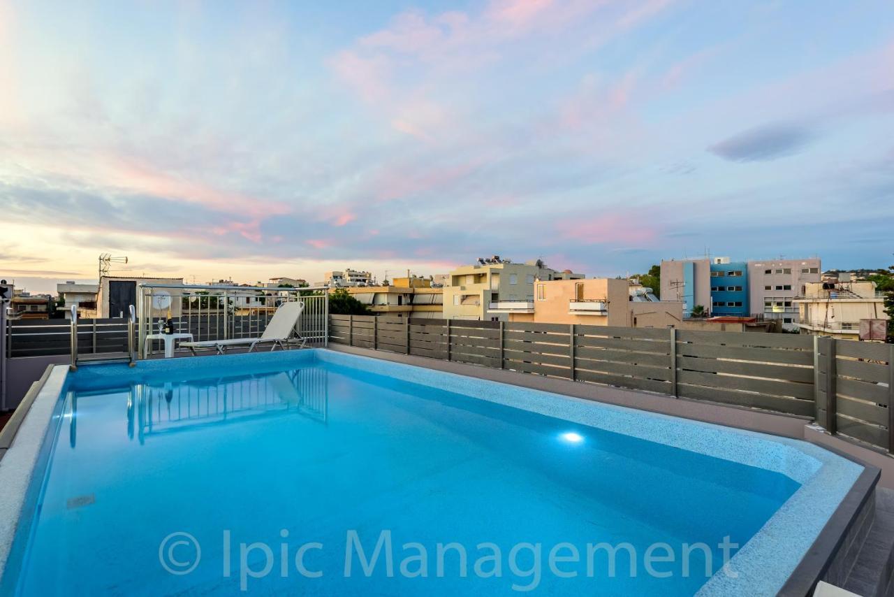 Elegant 2Br Apt Rooftop Pool & Walk To Old Town La Canea Exterior foto